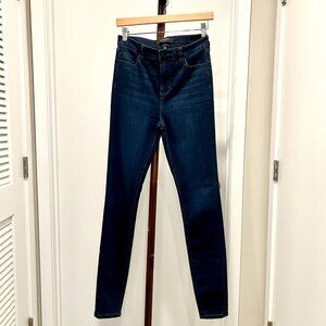 Liverpool Los Angeles - Abby Stretch High Rise Skinny Jeans Sz 6/28 - Dunmore Dk